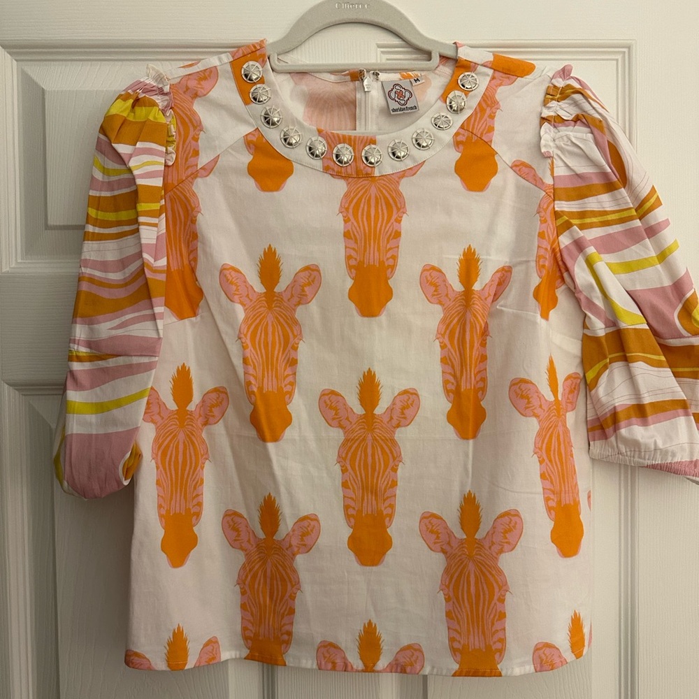 Sheridan French Zebra Blouse